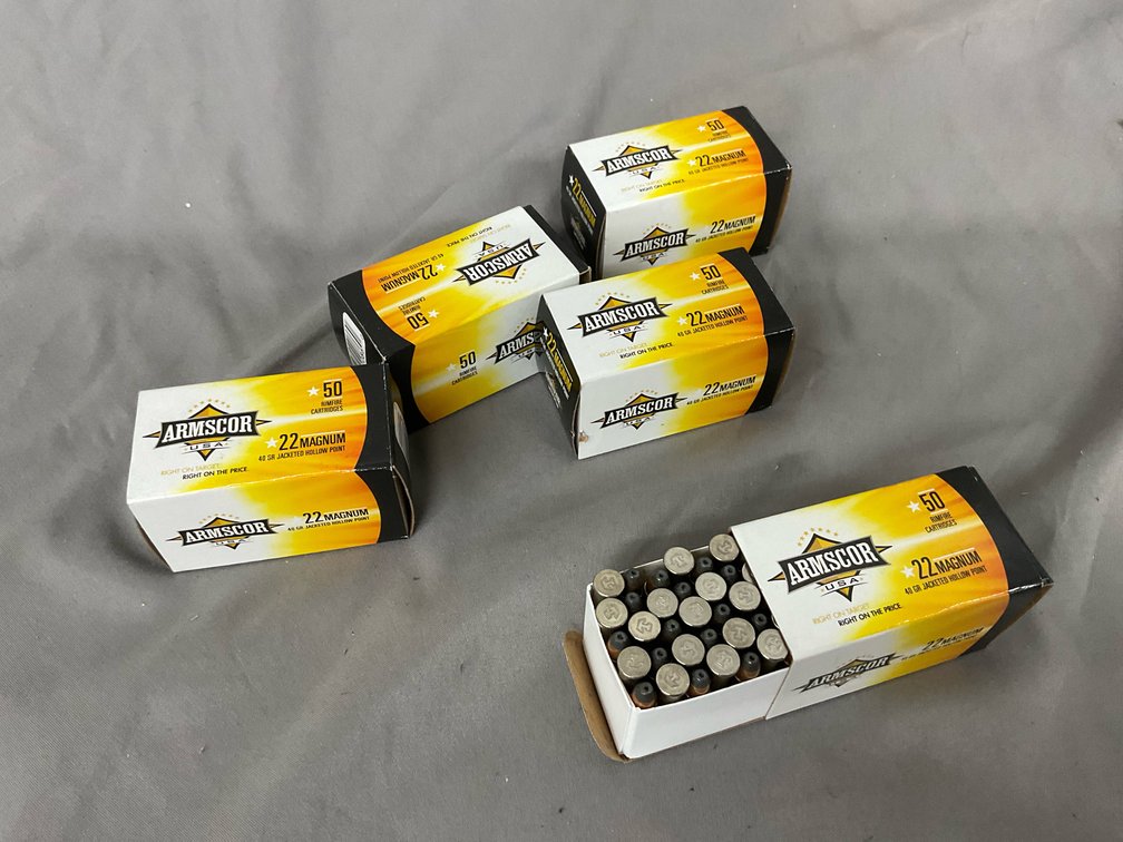 Armscor 22 MAG 40gr JHP Ammo (250)