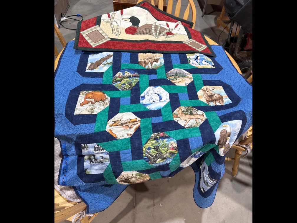 Wild Life Wall Hanging and Lap Blanket