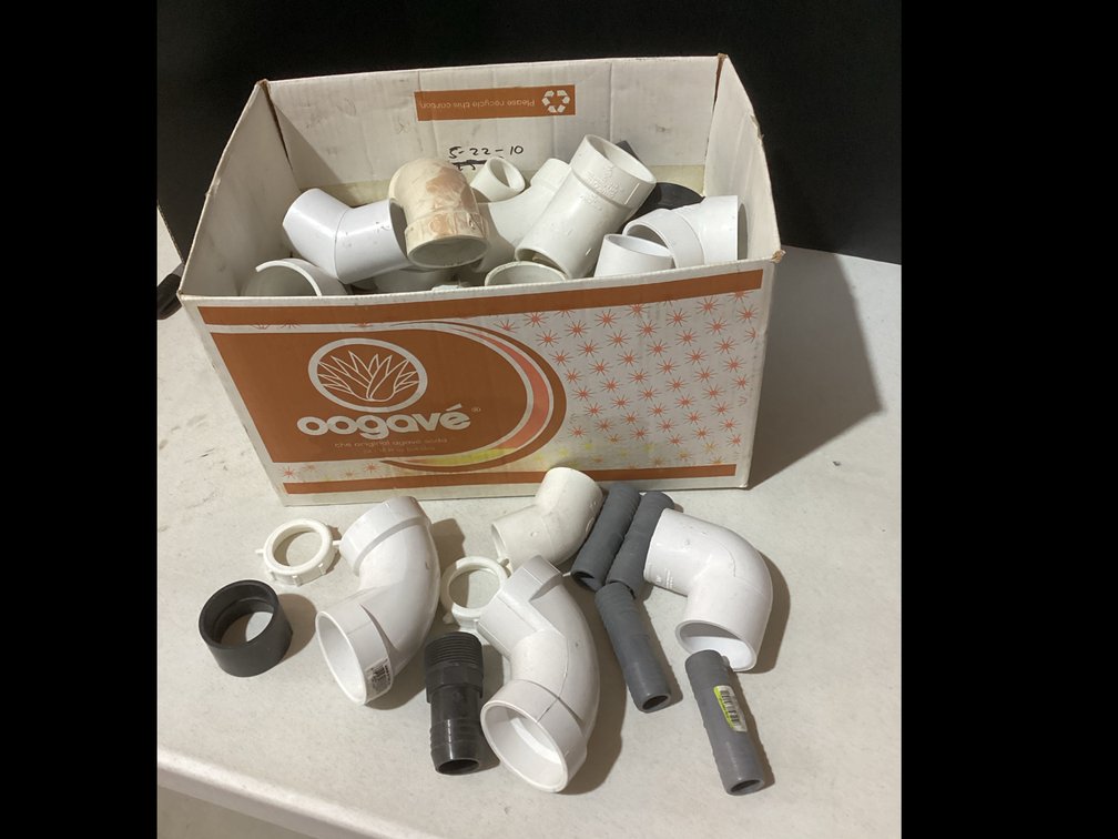 Assorted Plumbing PVC Parts