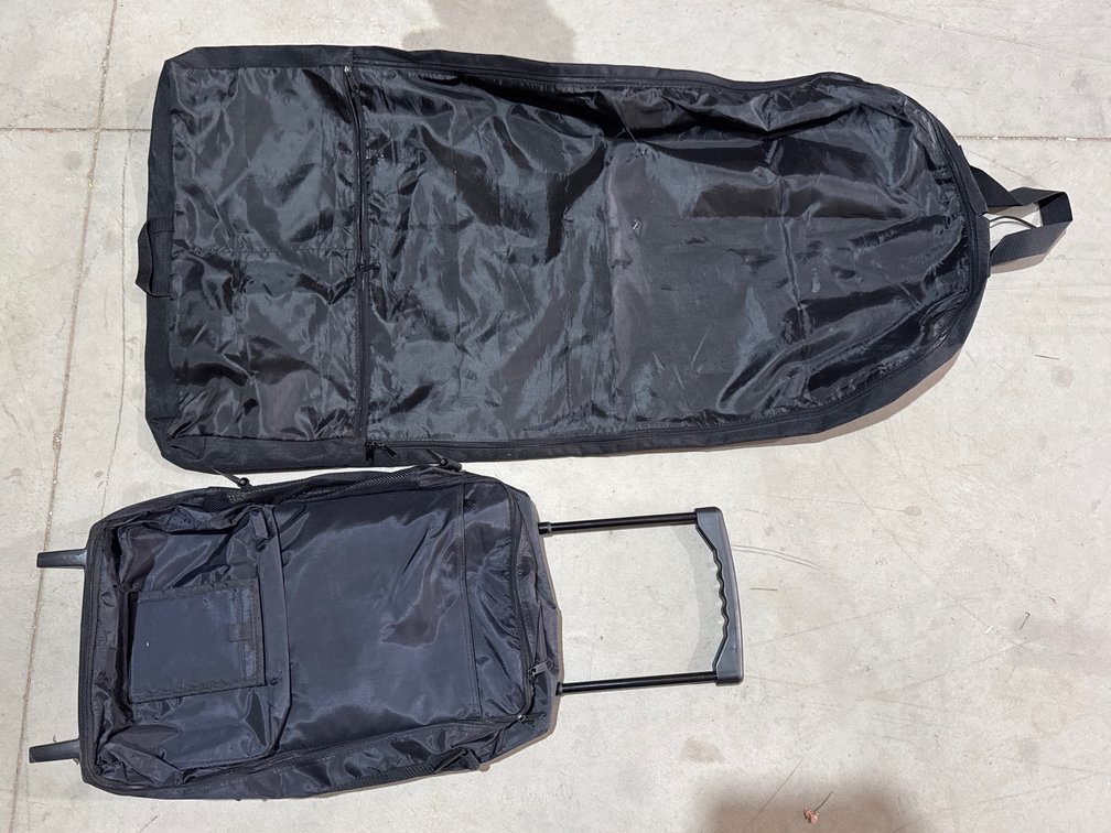 Roller Bag W/ Telescoping Handle and Garment Bag