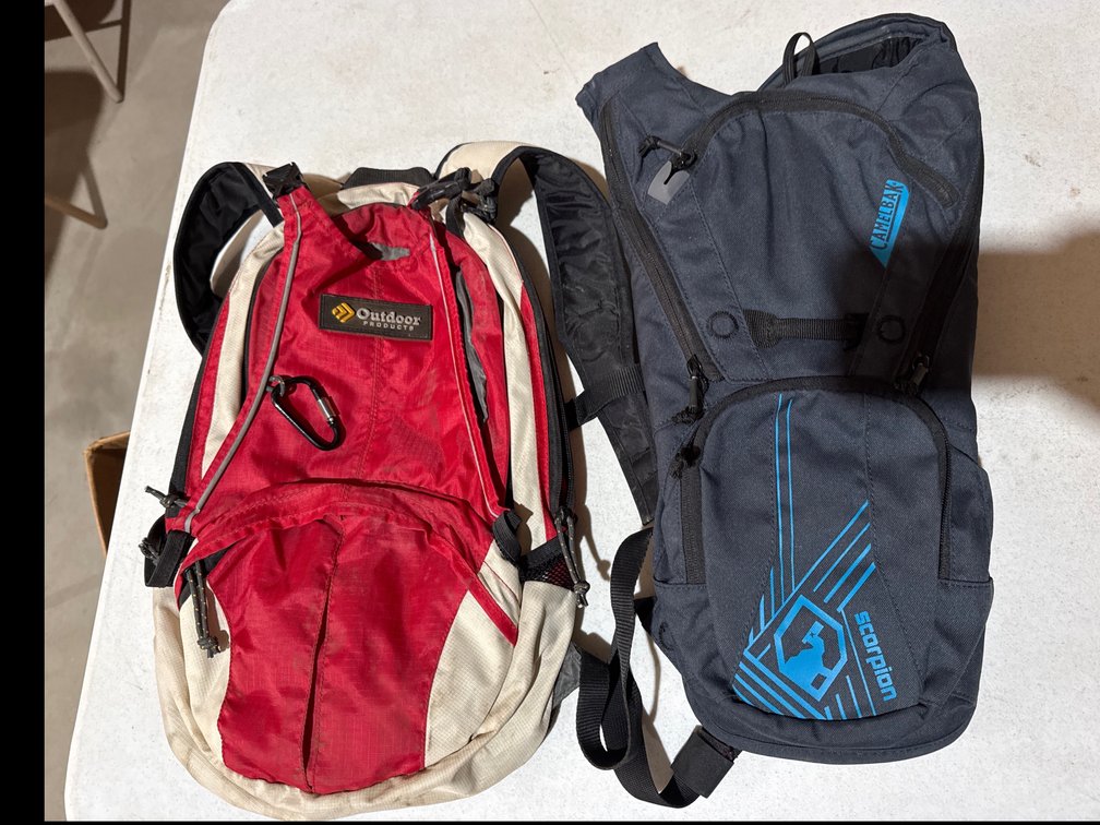 Outdoor and Scorpion Hydration/Crossbody Packs