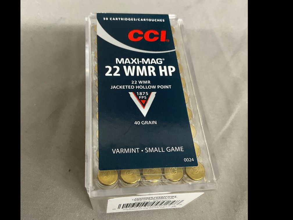 CCI Maxi Mag 22 WMR HP 40gr Ammo (50)