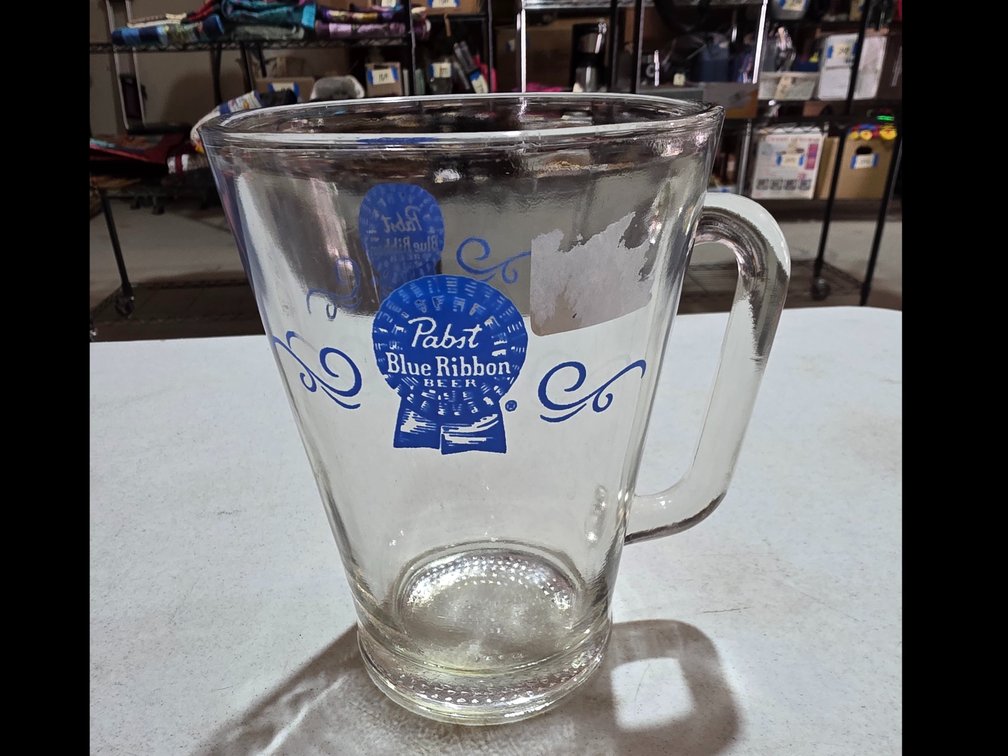 Pabst Blue Ribbon Half Gallon Pitcher