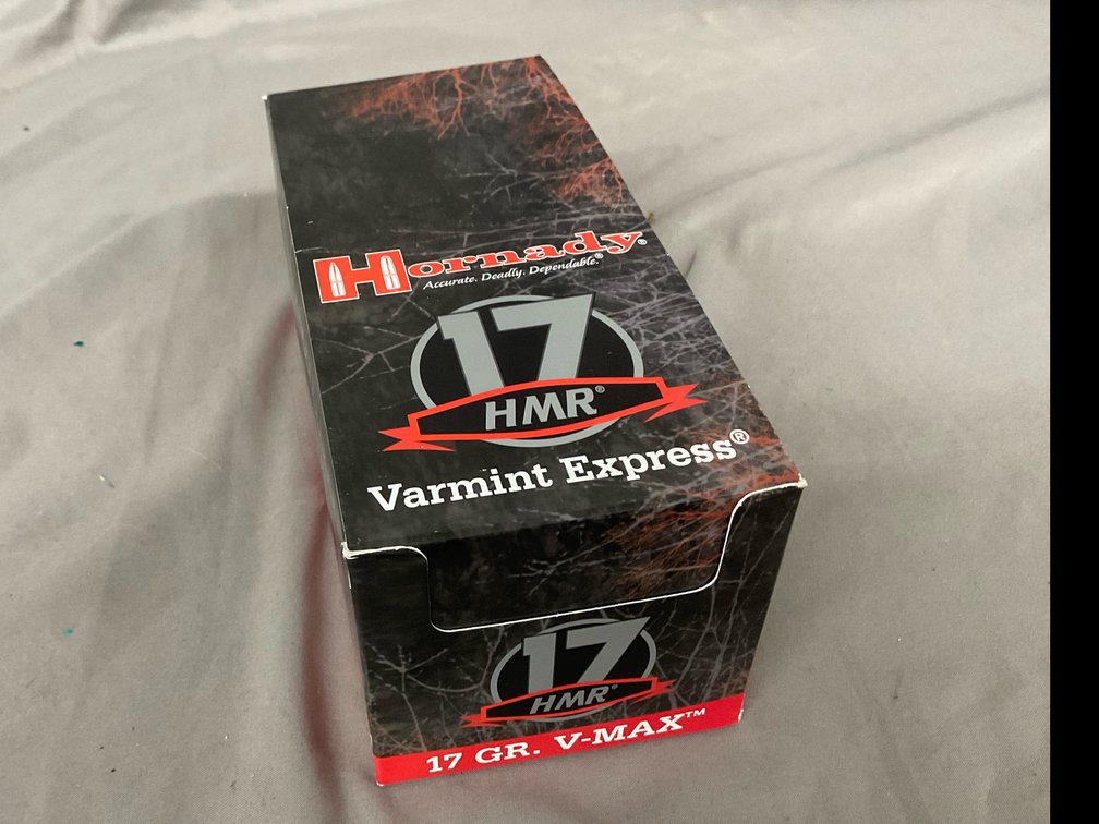 Hornady 17HMR 17gr V-MAX Ammo (500)