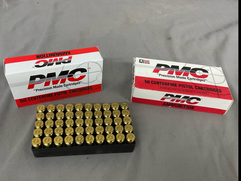 PMC 40 S&W 165gr FMJ Ammo (100)