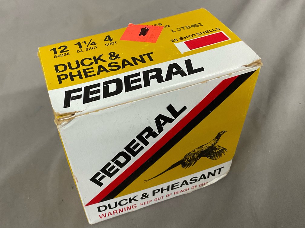 Federal 12Ga 4 Shot Shotshells (25)