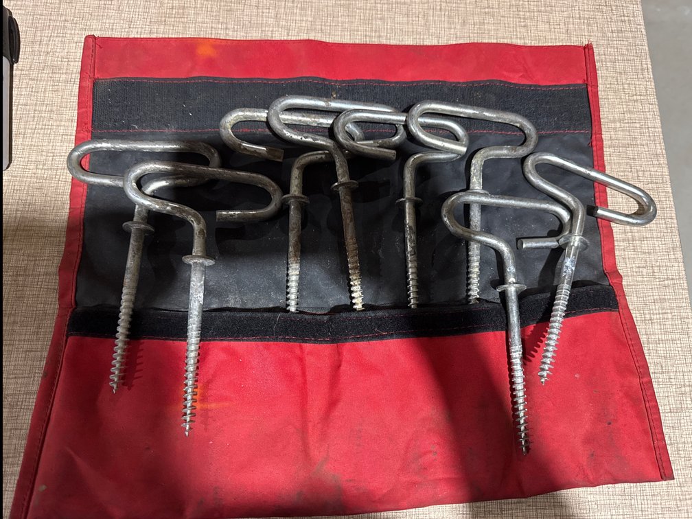 Heavy Duty Metal Ice Shelter Anchors