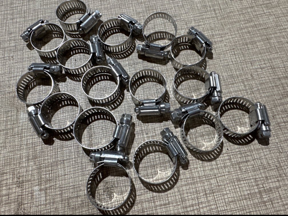 1” Adjustable Hose Clamps