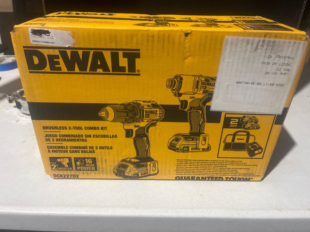 Dewalt 20Volt Drill & 1/4” Impact Driver