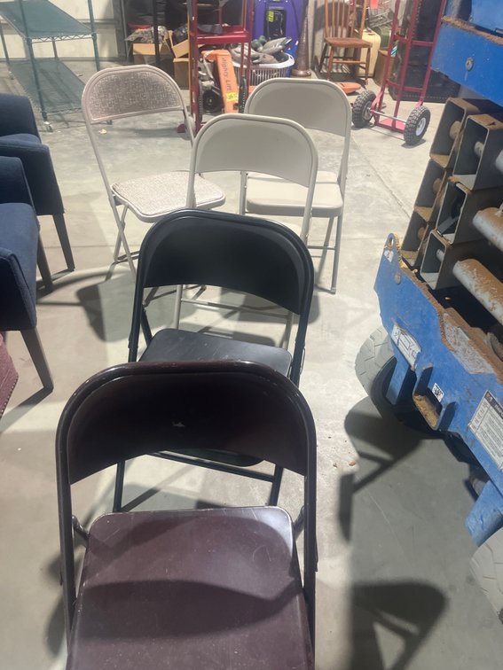 metal folding chairs