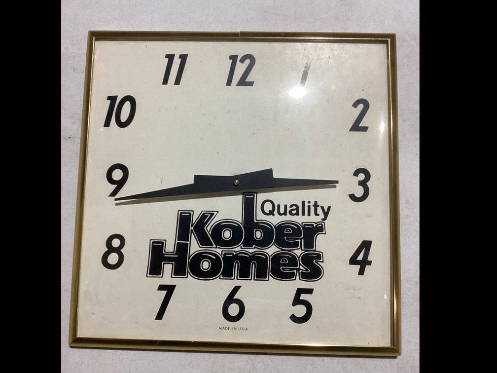 Kober Homes Clock