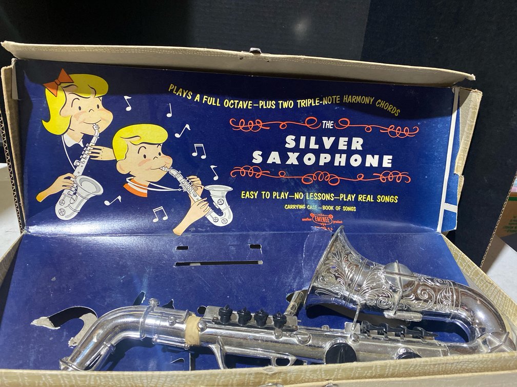 The Silver Saxophone by Emenee