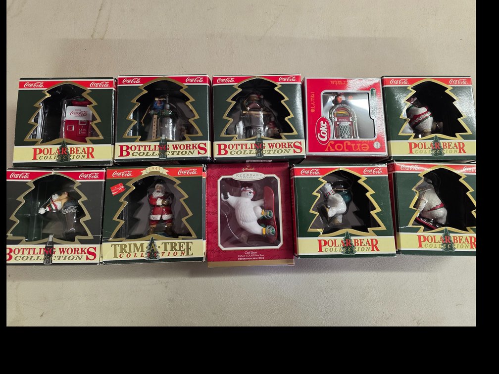 Coca Cola Ornaments