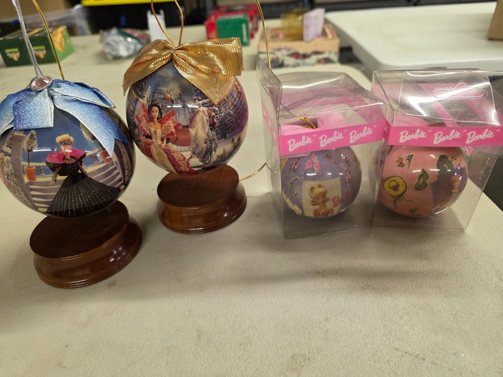 Barbie Christmas Bulbs
