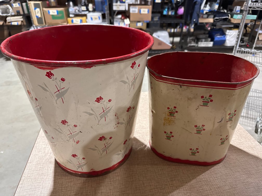Tin Garbage Cans