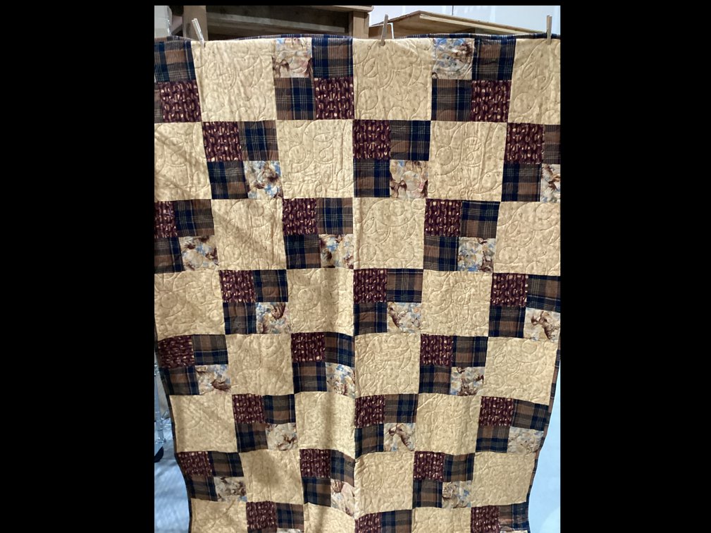 Homemade Flannel Quilt
