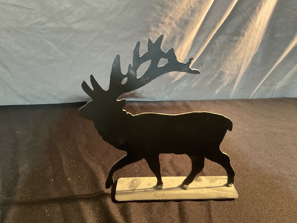 Crosby’s Elk Silhouette 8x9”