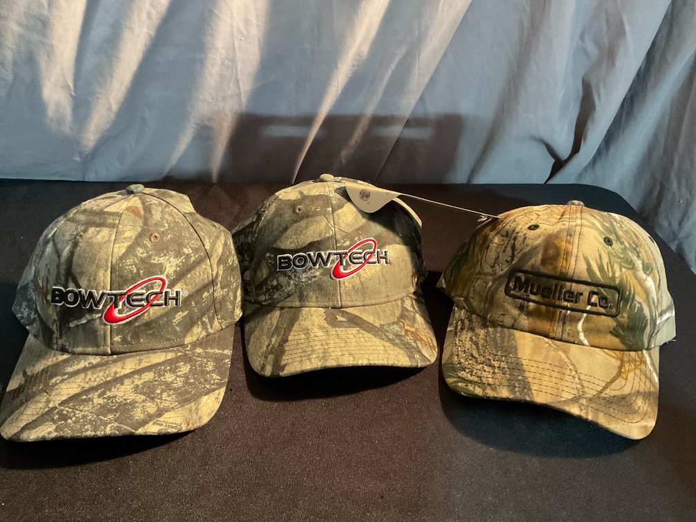 Bowtech & Mueller Co. Camo Caps (3)