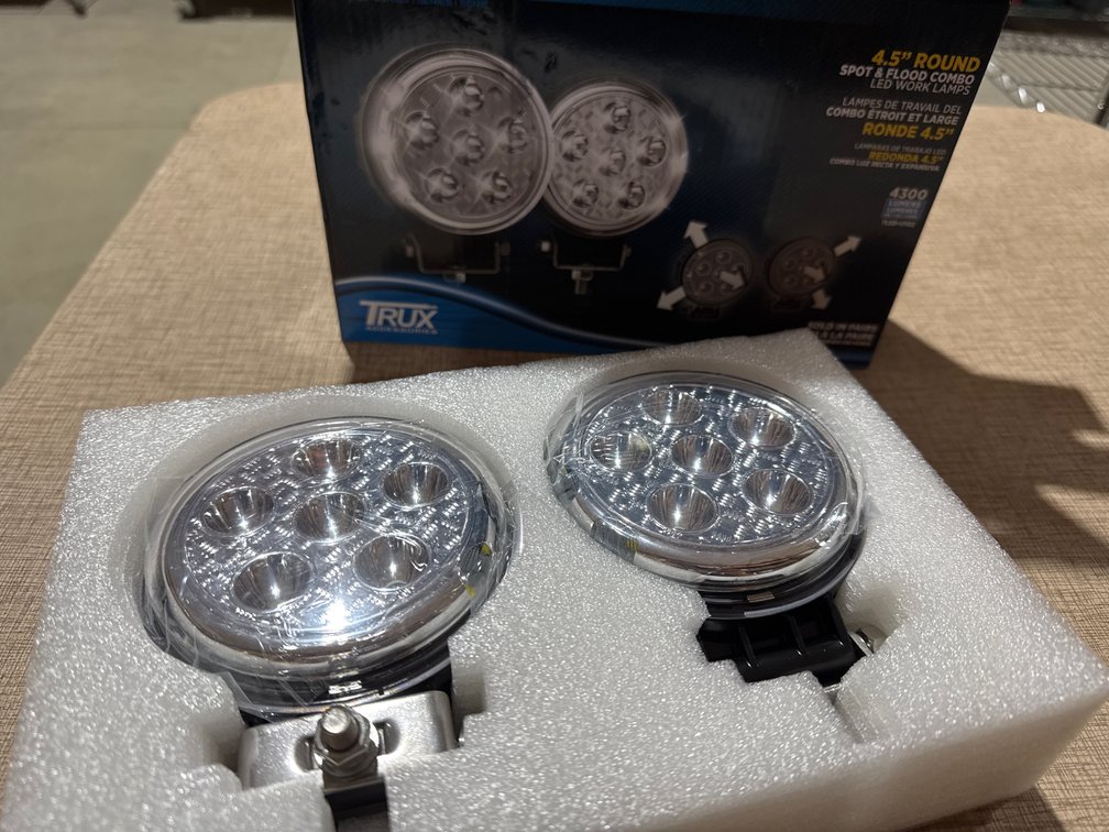 Radiant 4.5” Round Spot & Flood Cimbo LED Work Lights