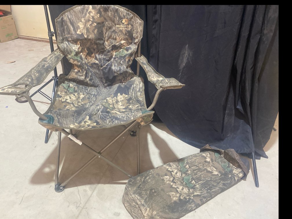 Mossy Oak Folding Camping Chair with Sleeve