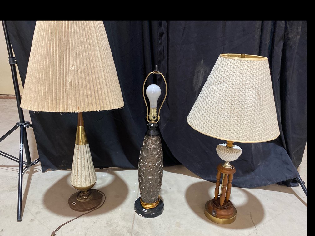 Table Lamp Lot of 3