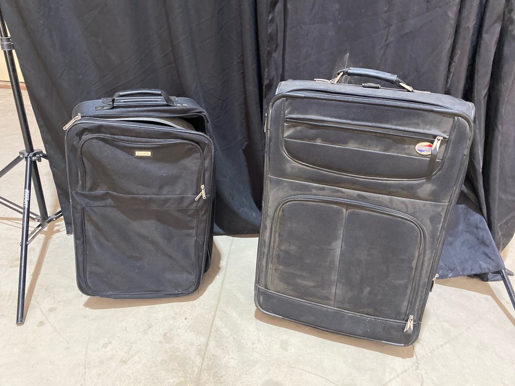 Soft Sided Suitcase Lot of 2