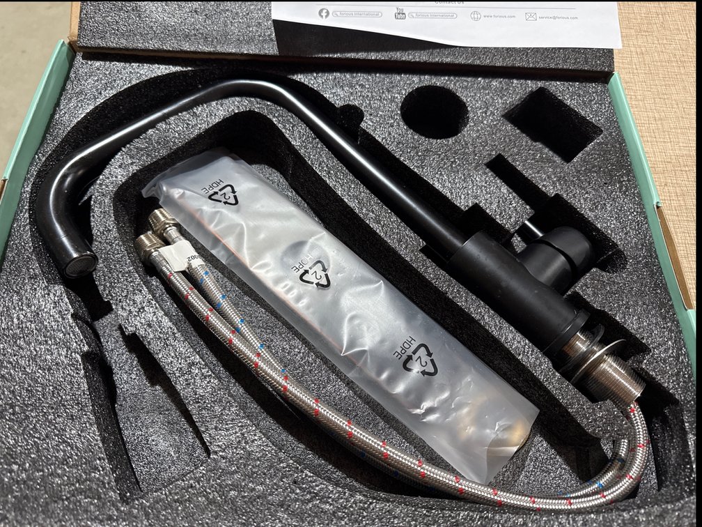 Black Matte Single Handle RV Faucet
