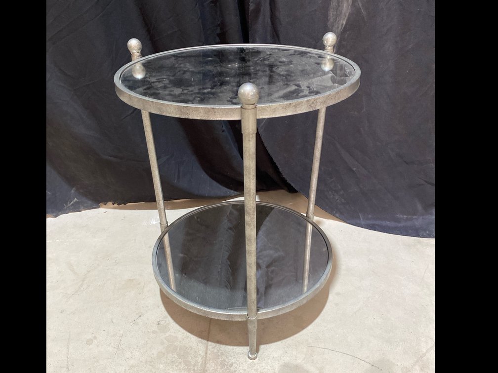 Mirror Top Side Table