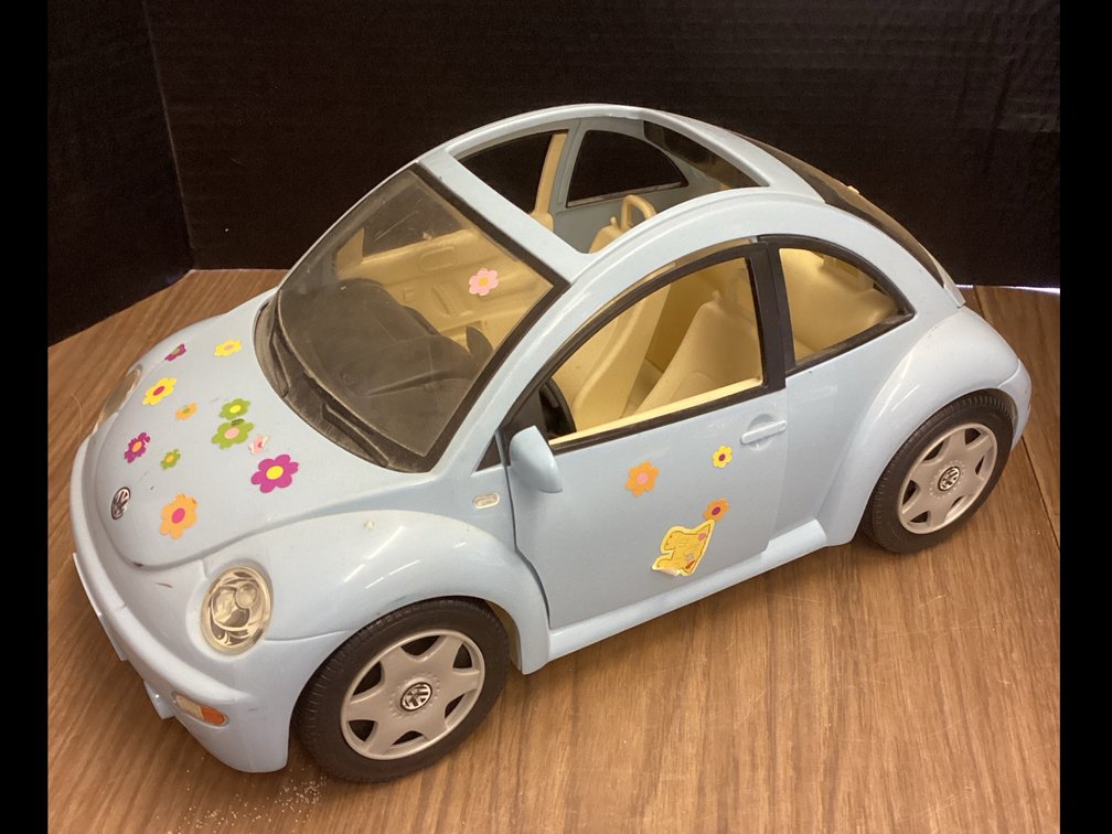 Barbie Volkswagen Beetle Toy Car