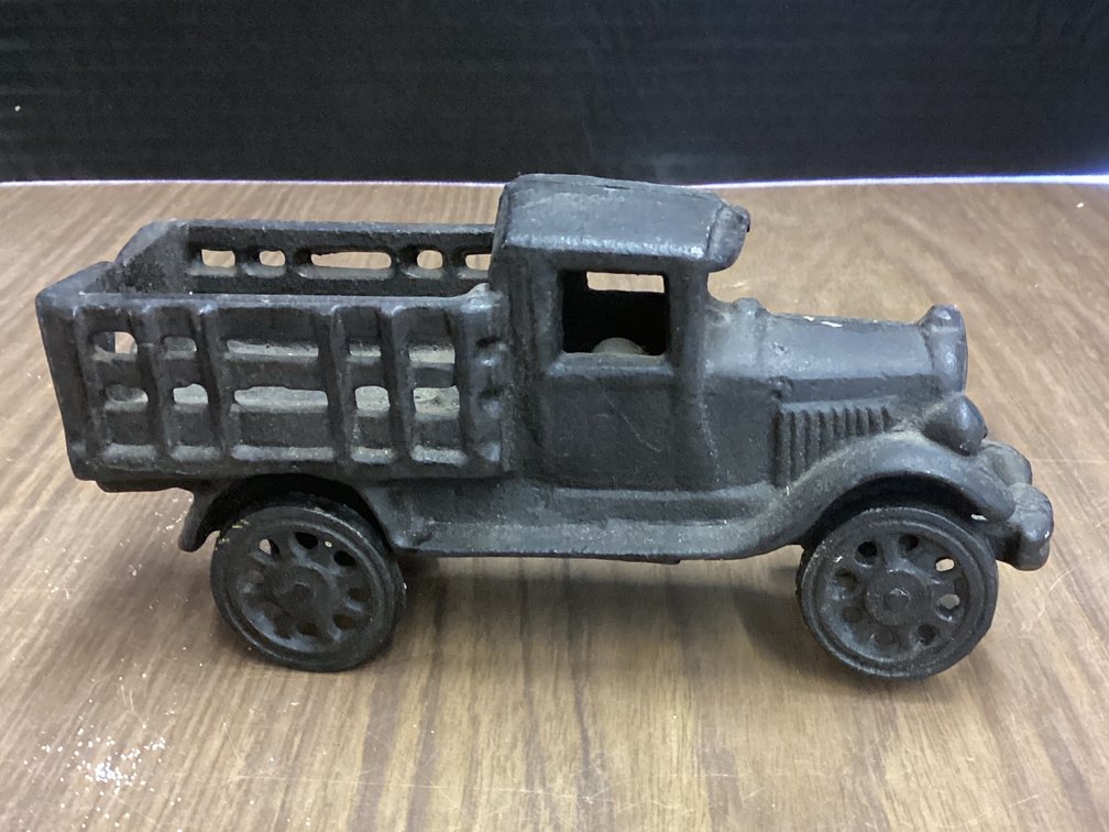 Cast Iron Stake Bed Toy Truck