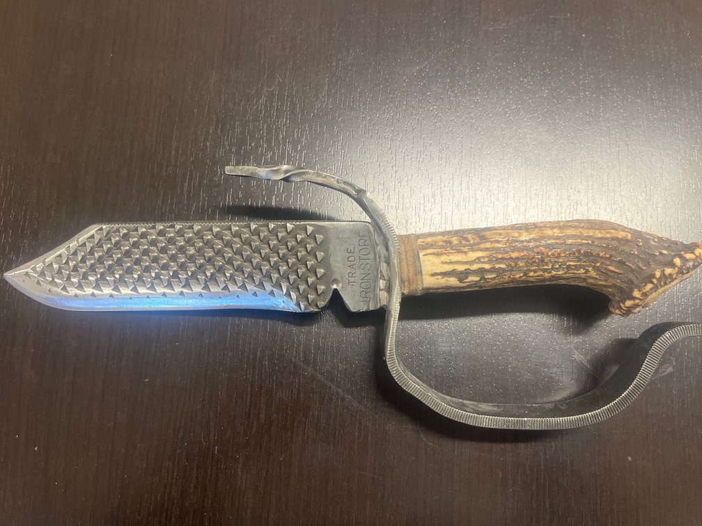Homemade Knife From A Rasp