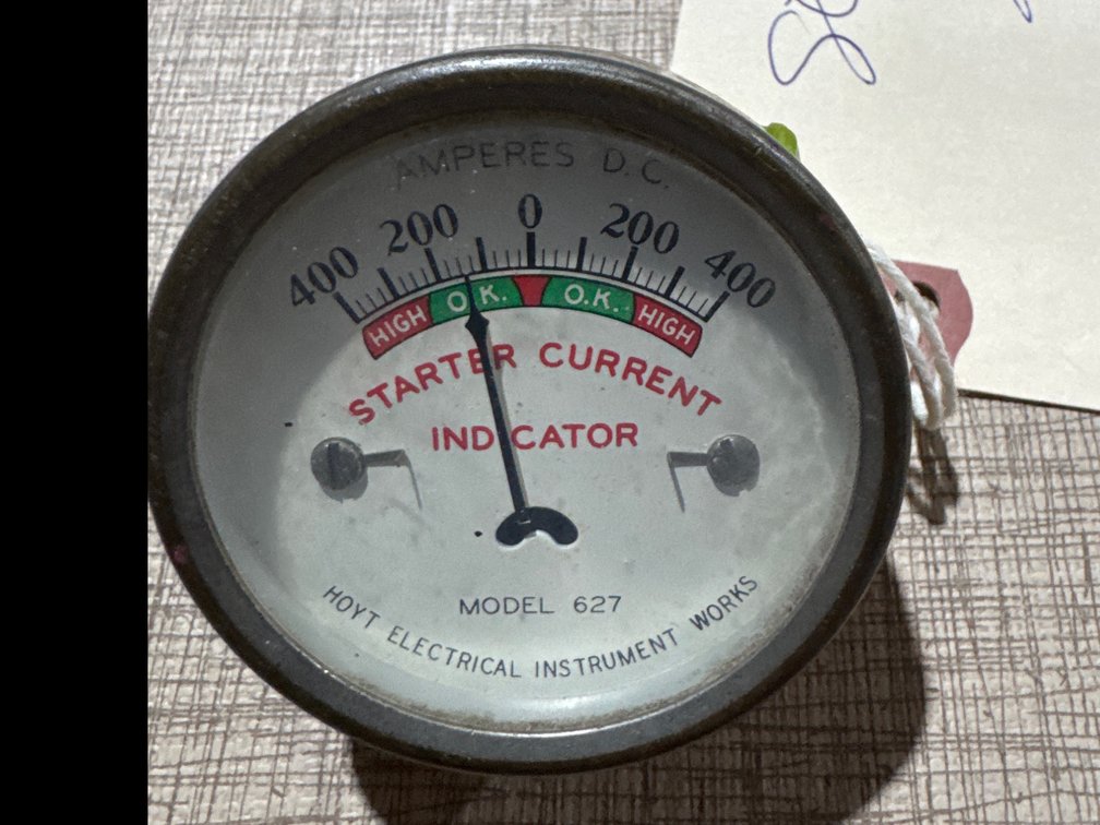 Hoyte Model 627 Starter Current Indicator