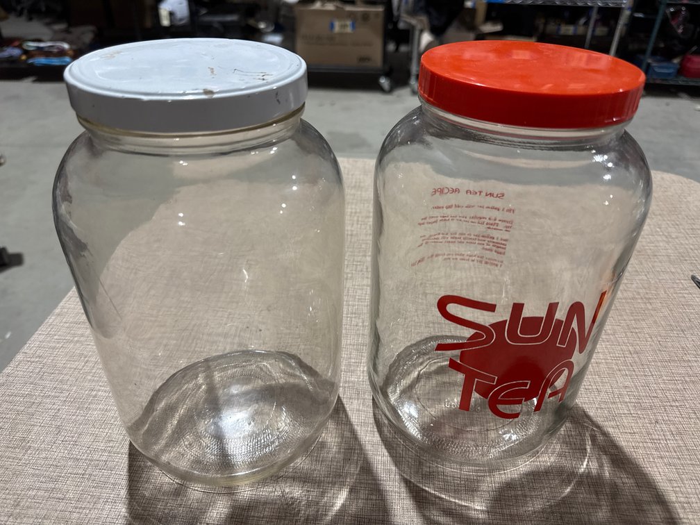 One Gallon Glass Jars