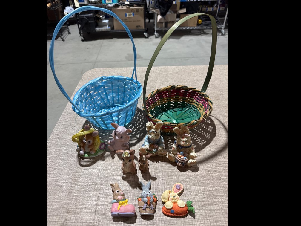 Easter Baskets and Figurines
