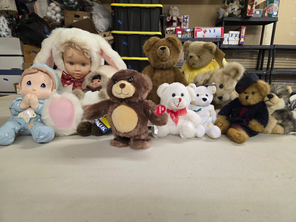 Stuffed Bears and Dolls