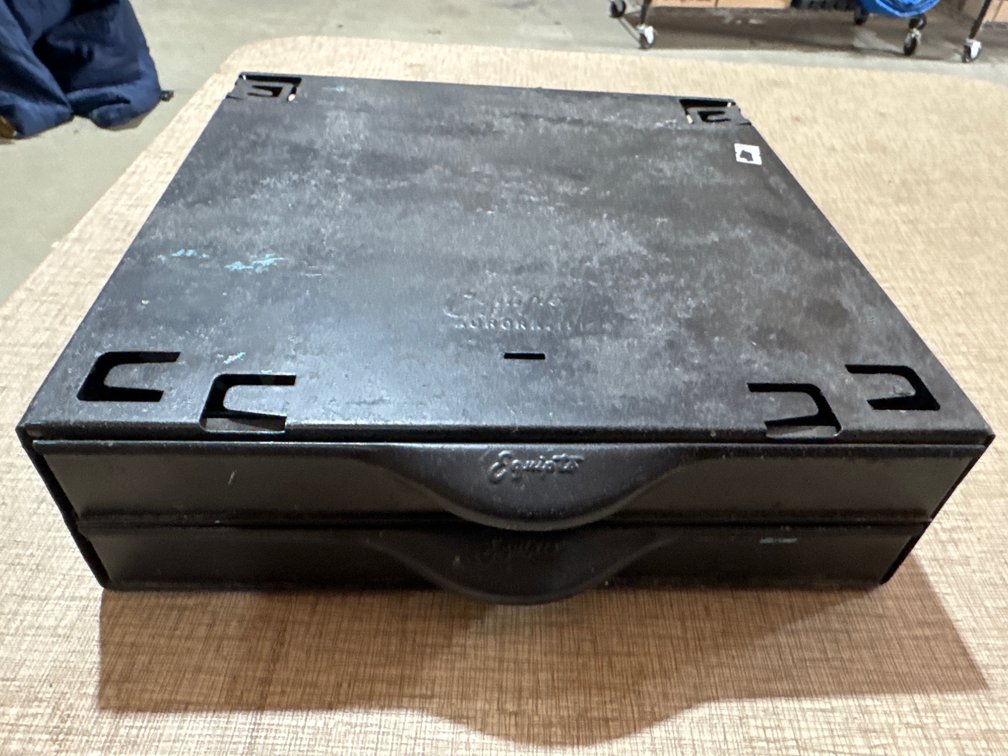 Equipto Metal Divider Storage Box