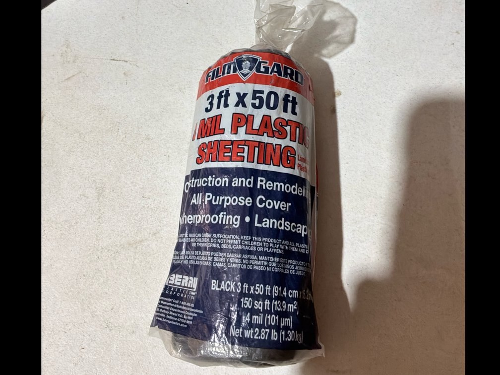 Plastic Sheeting by Film Gard 3FtX40Ft