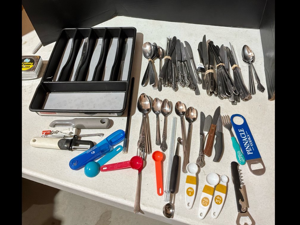 Assorted Flatware & Kitchen Utensils