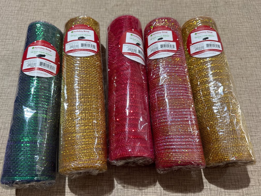 18-FT. Mesh Ribbon Rolls