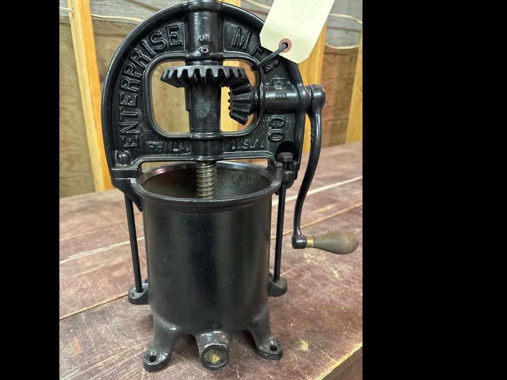 Enterprise Cast Iron Sausage Stuffer