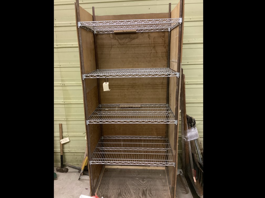 Homemade Rolling Shelving Unit