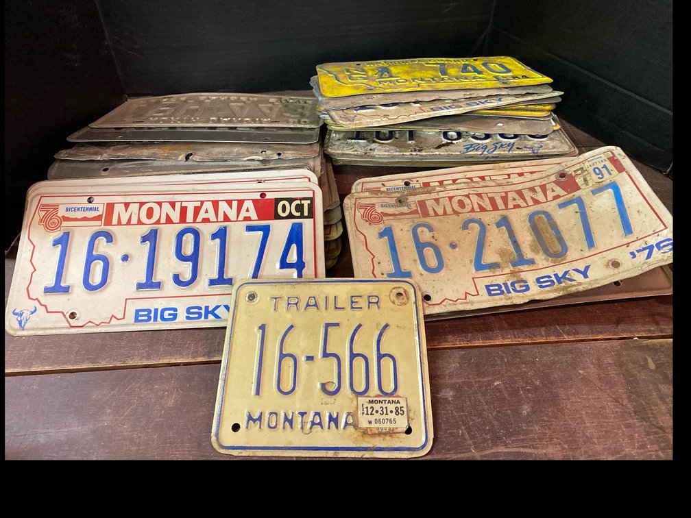 Assorted State License Plates