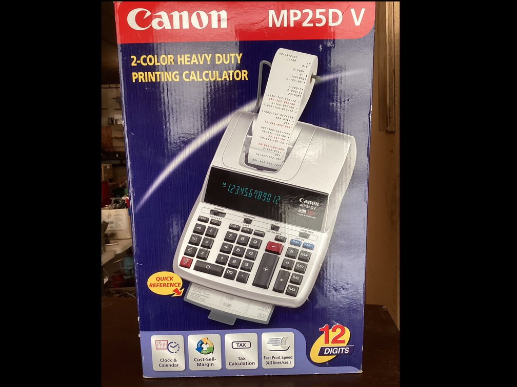 Canon 2 Color Printing Calculator