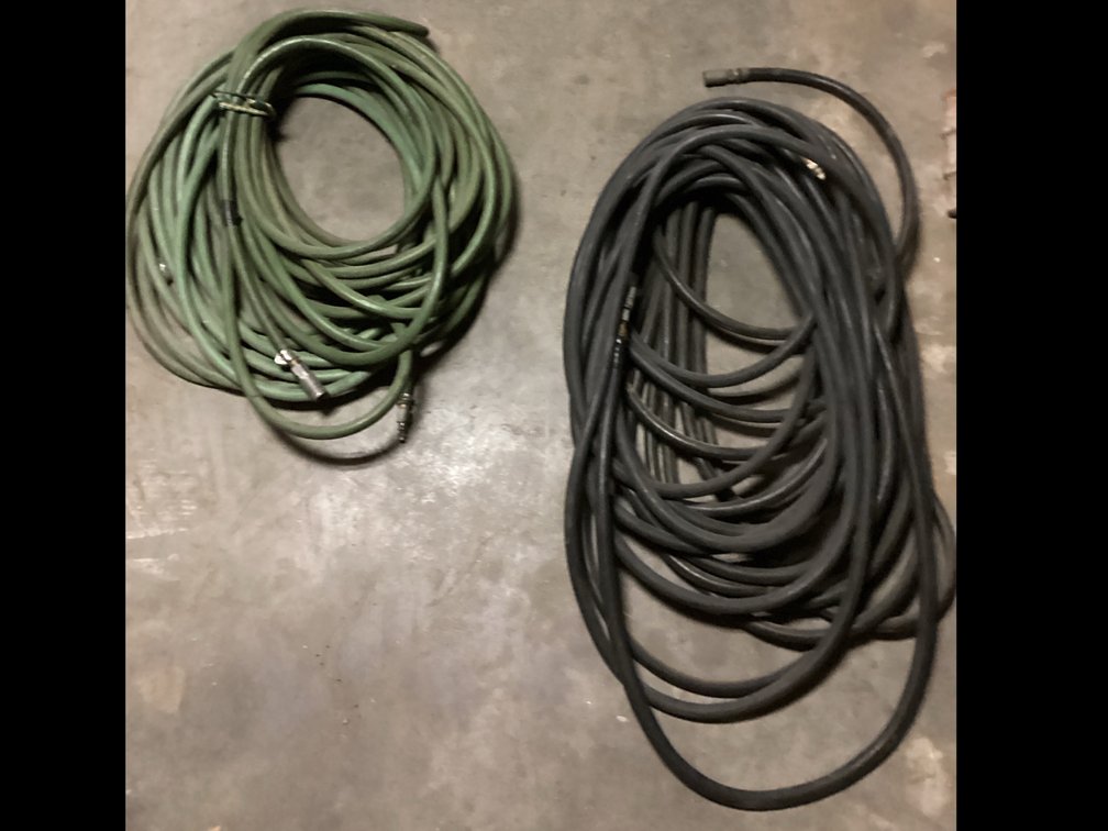 3/8” Air Hoses Approx 100’ Each