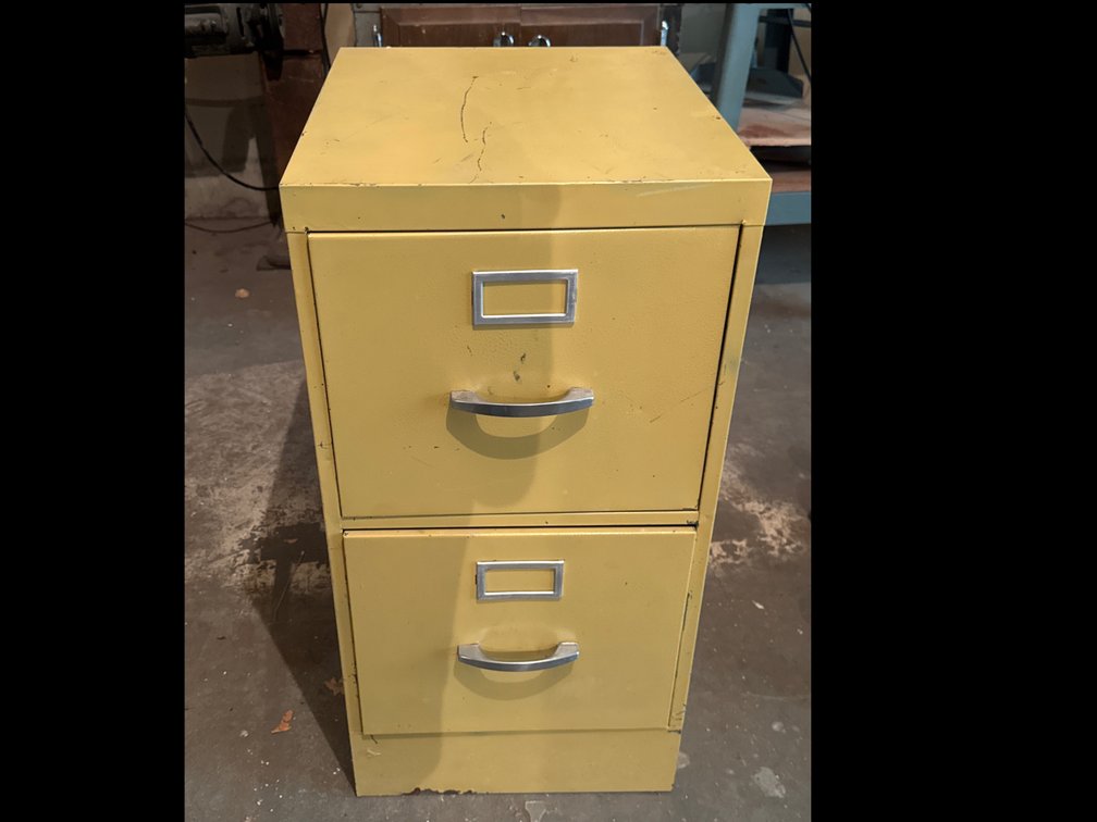 2 Drawer Metal File Cabinet