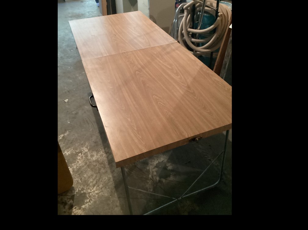 Collapsible Table With Formica Top