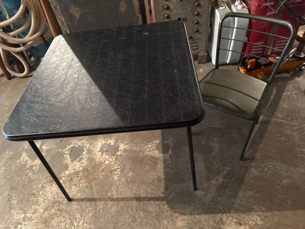 Card Table W Chair