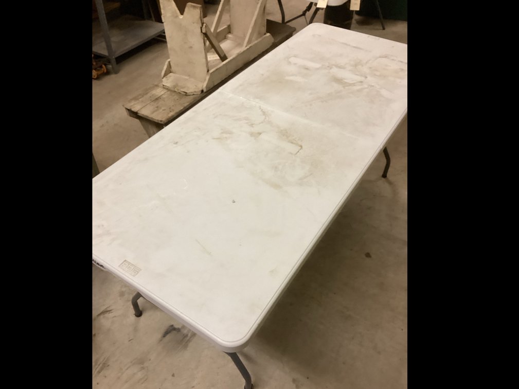 Portable Plastic Table - 72”x29”
