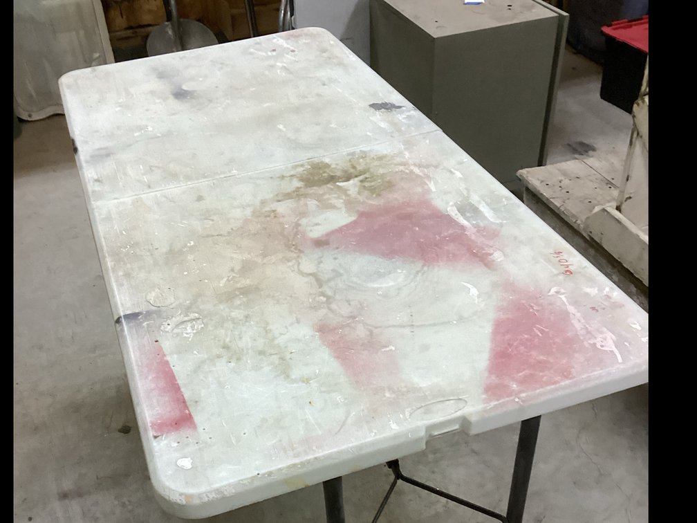 Portable Plastic Table - 61”x 29”