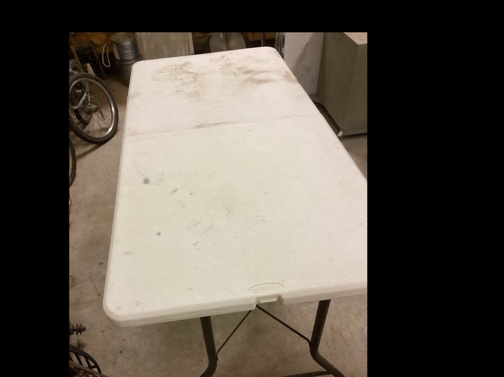 Portable Plastic Table - 61”x29”